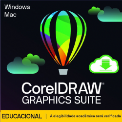 CorelDRAW Graphics Suite Educacional com 1 ano de Manuteno
